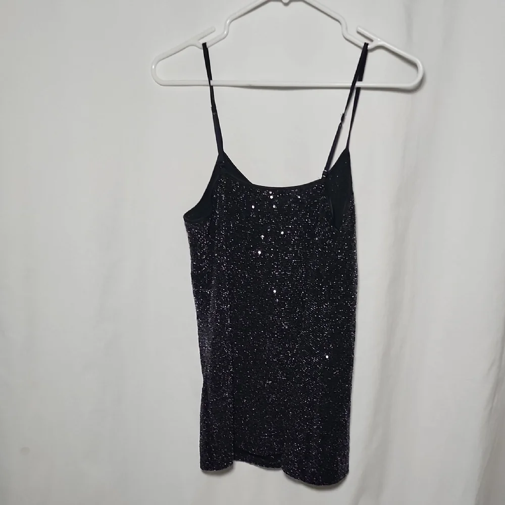 Express Glittery Black Camisole